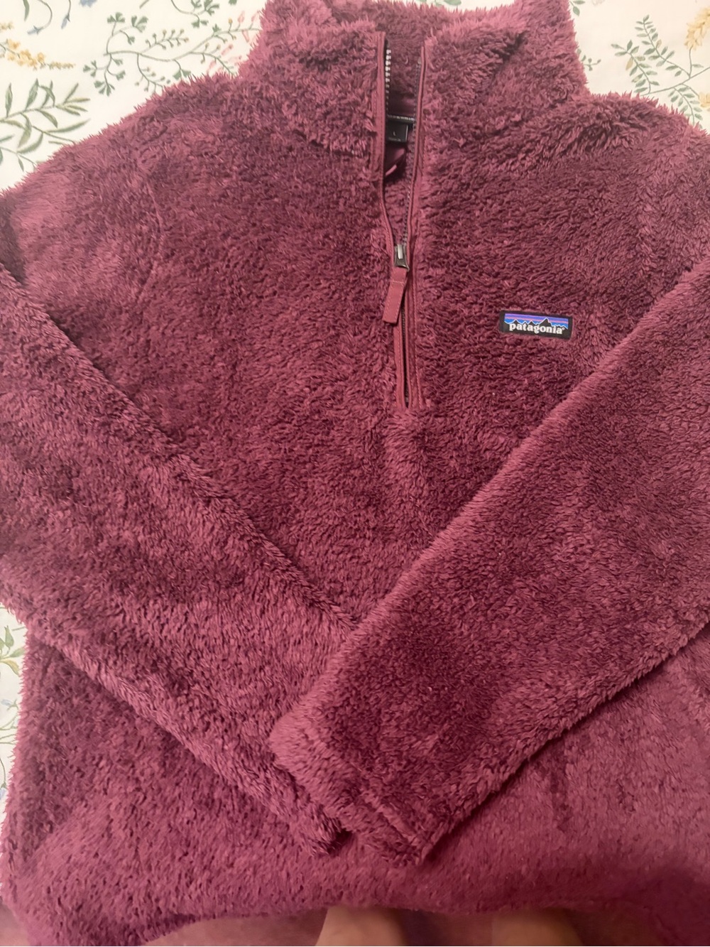 Patagonia Plush Fleece Pullover - Wine